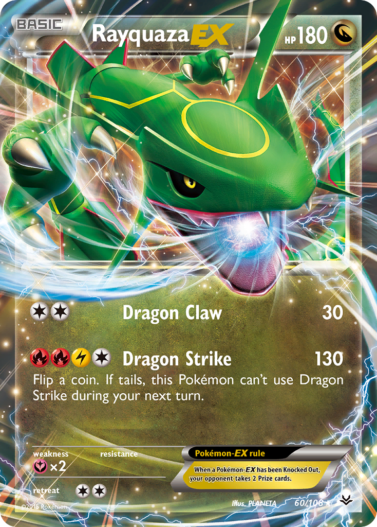 Rayquaza EX (60/108) [XY: Roaring Skies] | Deep Dive Games St. Marys