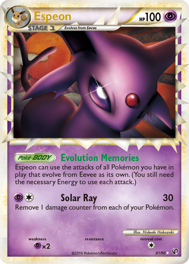 Espeon (81/90) [HeartGold & SoulSilver: Undaunted] | Deep Dive Games St. Marys