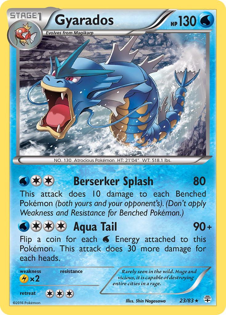 Gyarados (23/83) [XY: Generations] | Deep Dive Games St. Marys