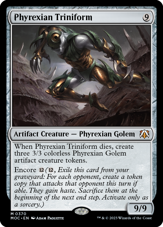 Phyrexian Triniform [March of the Machine Commander] | Deep Dive Games St. Marys