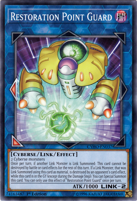 Restoration Point Guard [CYHO-EN037] Common | Deep Dive Games St. Marys