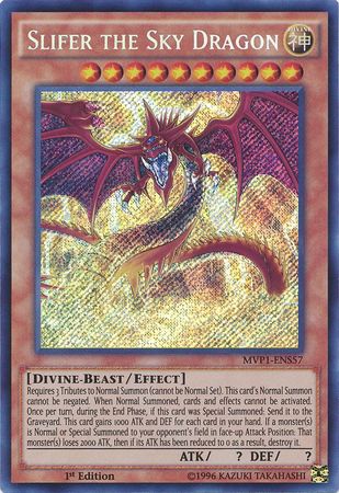 Slifer the Sky Dragon [MVP1-ENS57] Secret Rare | Deep Dive Games St. Marys