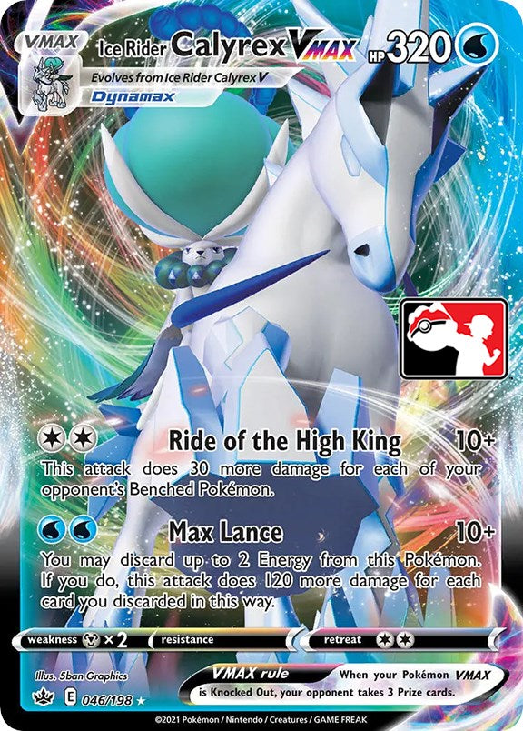 Ice Rider Calyrex VMAX (046/198) [Prize Pack Series One] | Deep Dive Games St. Marys