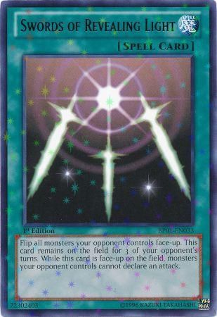 Swords of Revealing Light [BP01-EN033] Starfoil Rare | Deep Dive Games St. Marys