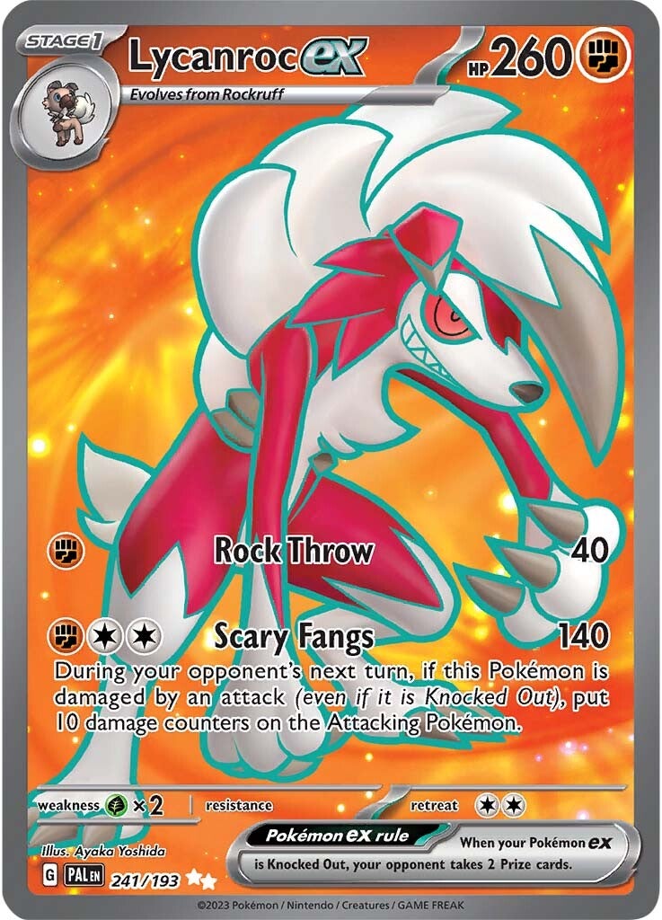 Lycanroc ex (241/193) [Scarlet & Violet: Paldea Evolved] | Deep Dive Games St. Marys