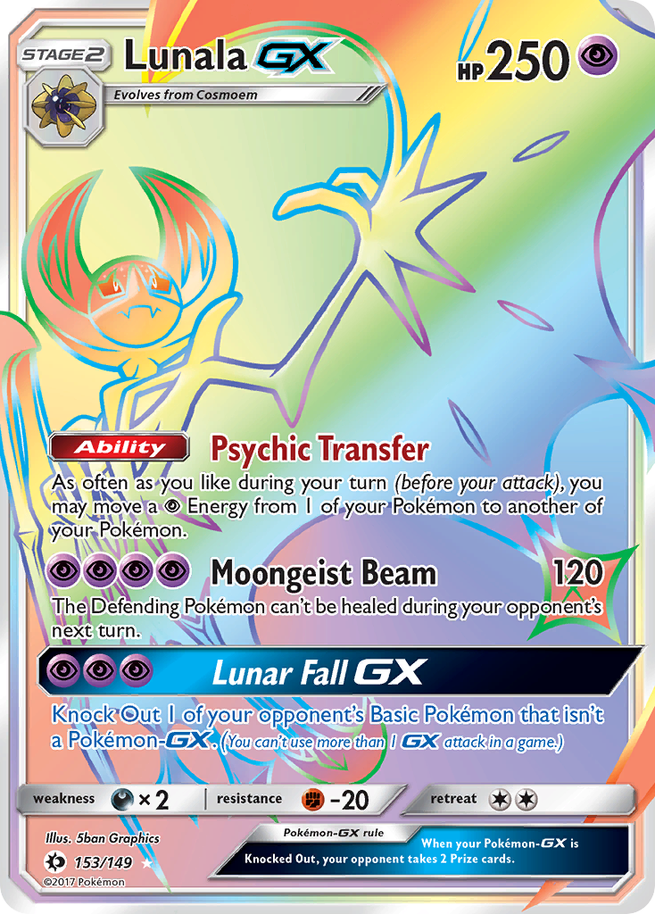 Lunala GX (153/149) [Sun & Moon: Base Set] | Deep Dive Games St. Marys