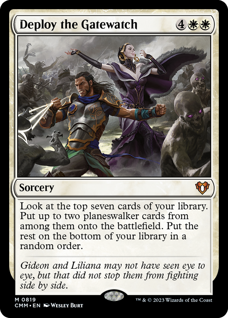 Deploy the Gatewatch [Commander Masters] | Deep Dive Games St. Marys