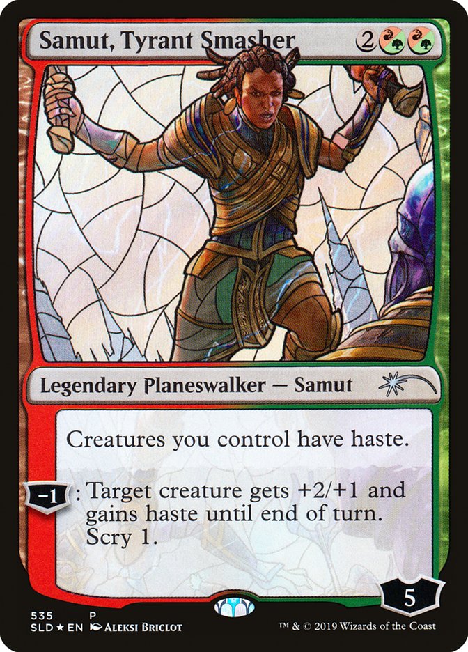 Samut, Tyrant Smasher (Stained Glass) [Secret Lair Drop Promos] | Deep Dive Games St. Marys