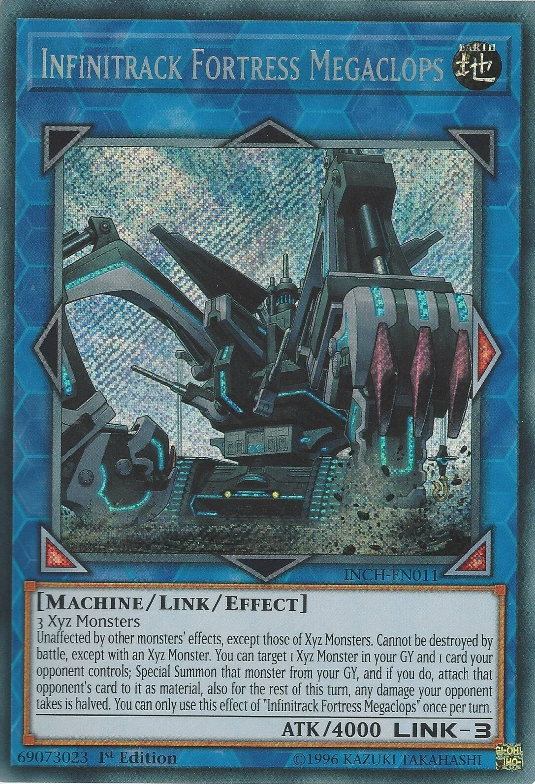 Infinitrack Fortress Megaclops [INCH-EN011] Secret Rare | Deep Dive Games St. Marys