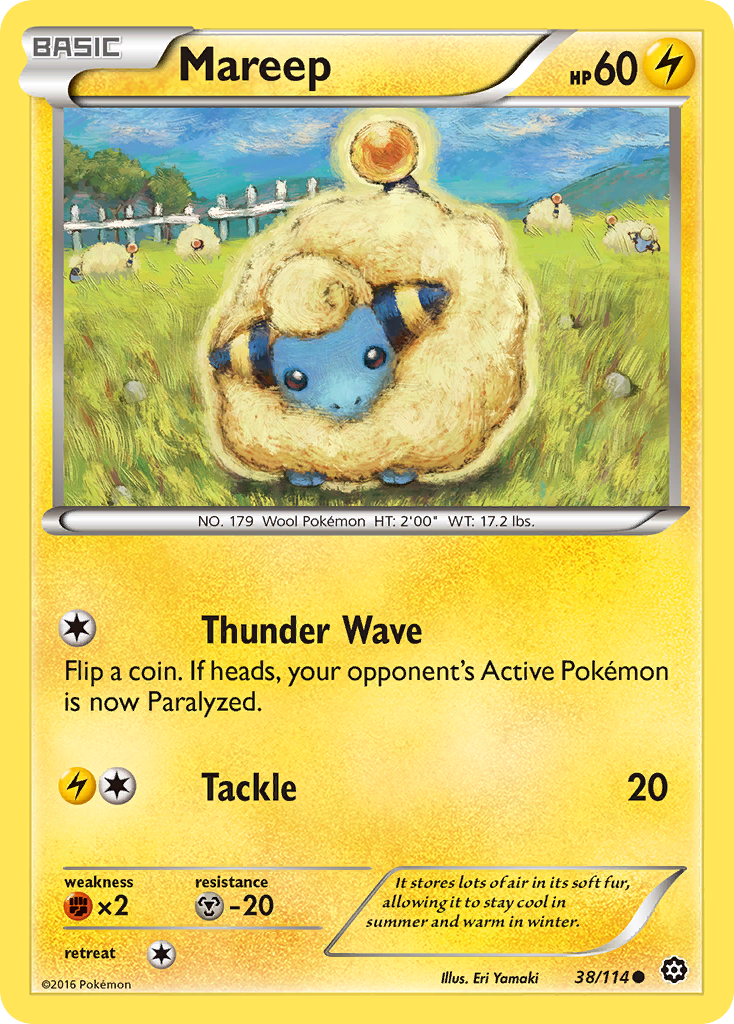 Mareep (38/114) [XY: Steam Siege] | Deep Dive Games St. Marys