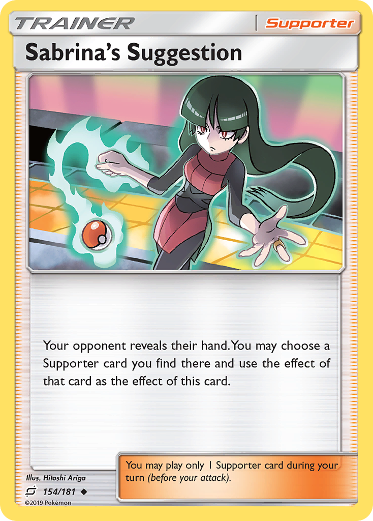 Sabrina's Suggestion (154/181) [Sun & Moon: Team Up] | Deep Dive Games St. Marys