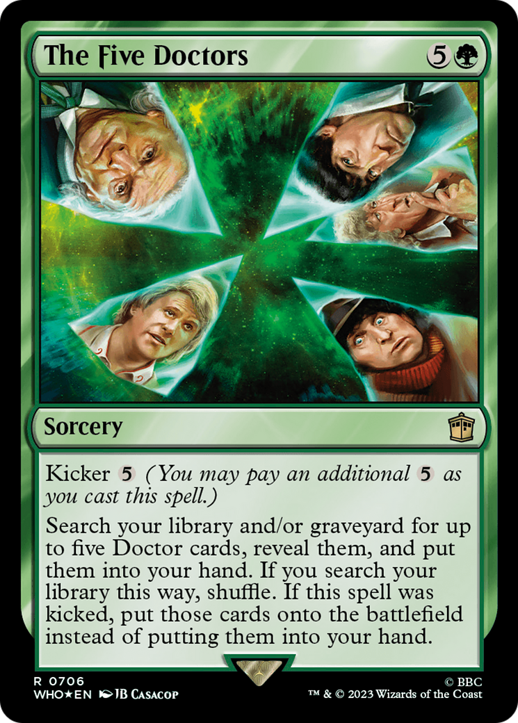 The Five Doctors (Surge Foil) [Doctor Who] | Deep Dive Games St. Marys