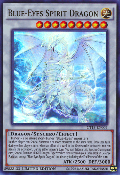 Blue-Eyes Spirit Dragon [CT13-EN009] Ultra Rare | Deep Dive Games St. Marys