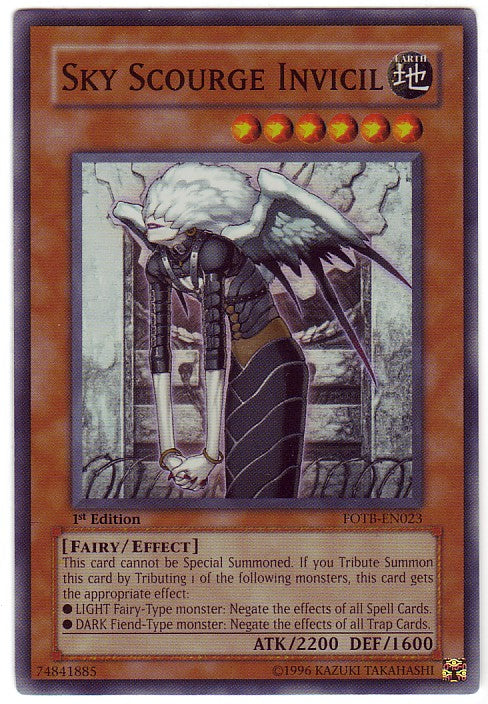 Sky Scourge Invicil [FOTB-EN023] Super Rare | Deep Dive Games St. Marys