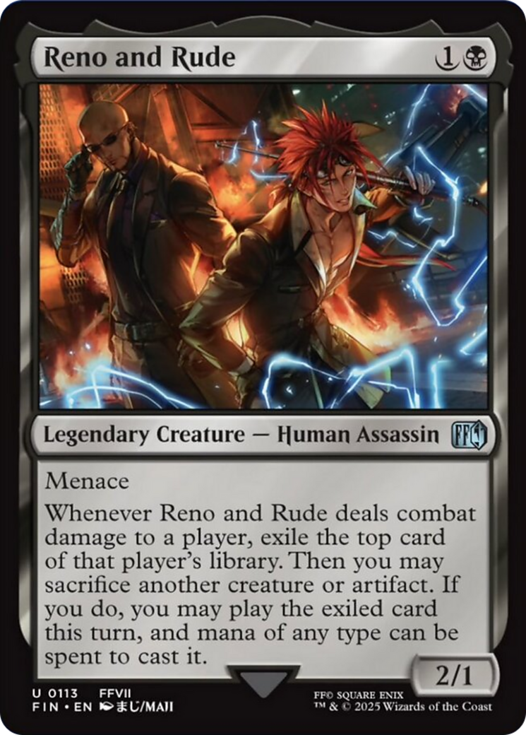 Reno and Rude [FINAL FANTASY] | Deep Dive Games St. Marys