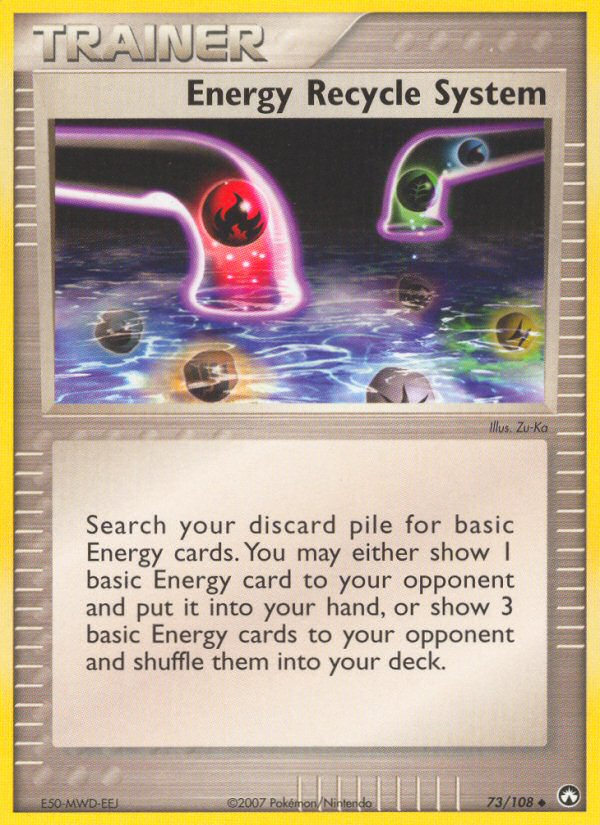 Energy Recycle System (73/108) [EX: Power Keepers] | Deep Dive Games St. Marys