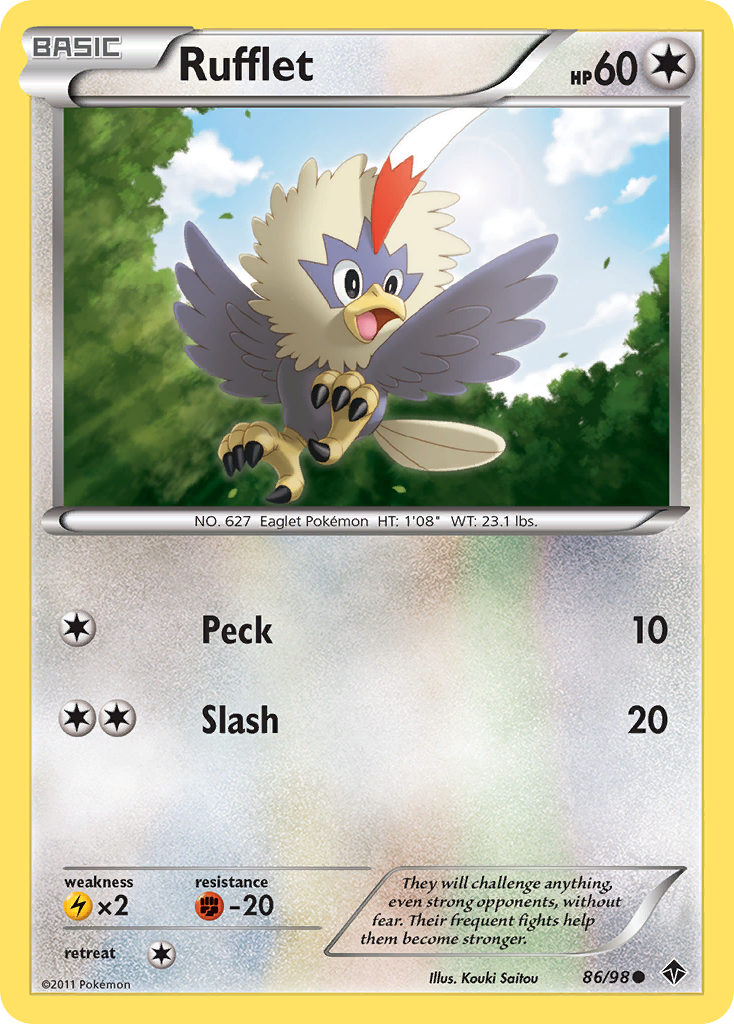 Rufflet (86/98) [Black & White: Emerging Powers] | Deep Dive Games St. Marys