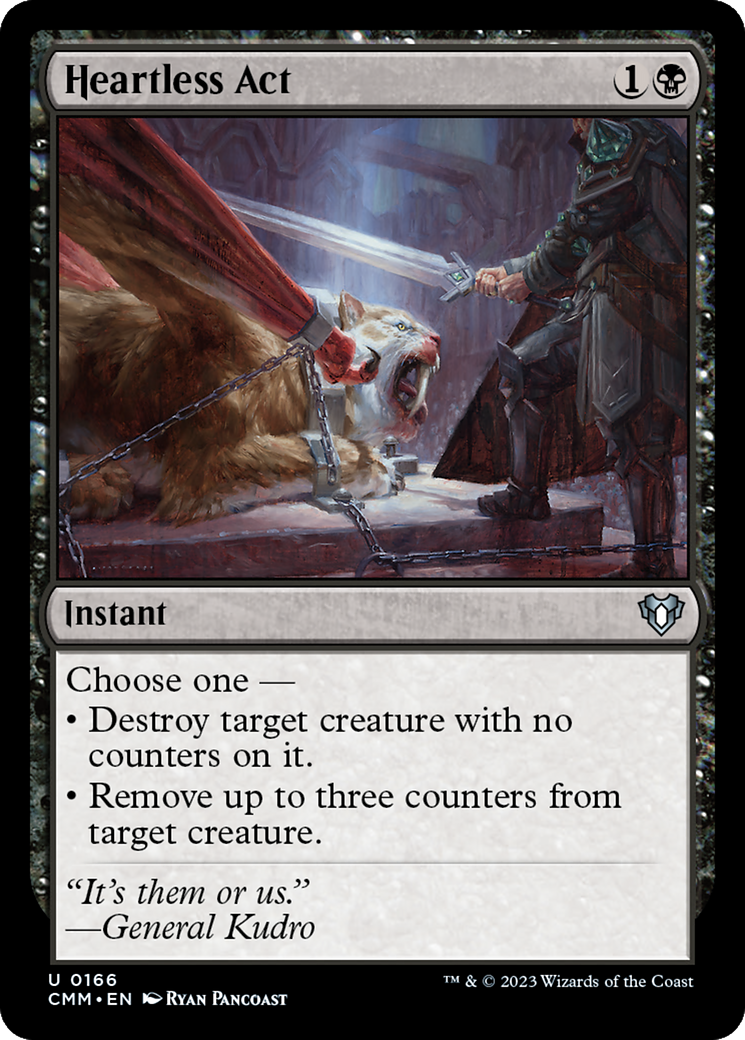 Heartless Act [Commander Masters] | Deep Dive Games St. Marys