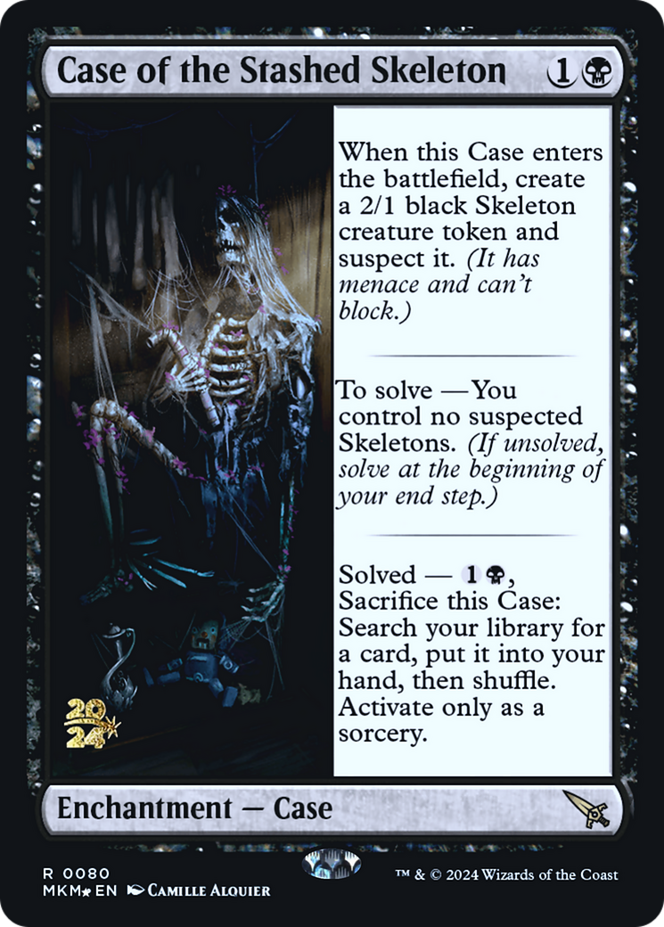 Case of the Stashed Skeleton [Murders at Karlov Manor Prerelease Promos] | Deep Dive Games St. Marys