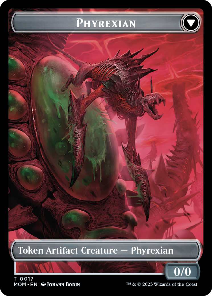 Incubator // Phyrexian (17) Double-Sided Token [March of the Machine Tokens] | Deep Dive Games St. Marys