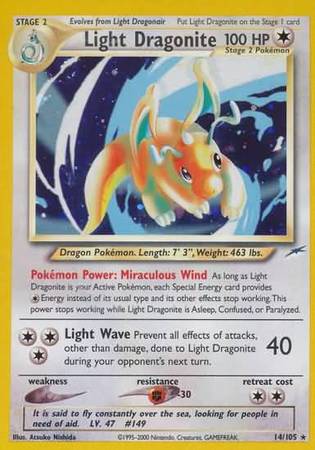 Light Dragonite (14/105) [Neo Destiny Unlimited] | Deep Dive Games St. Marys