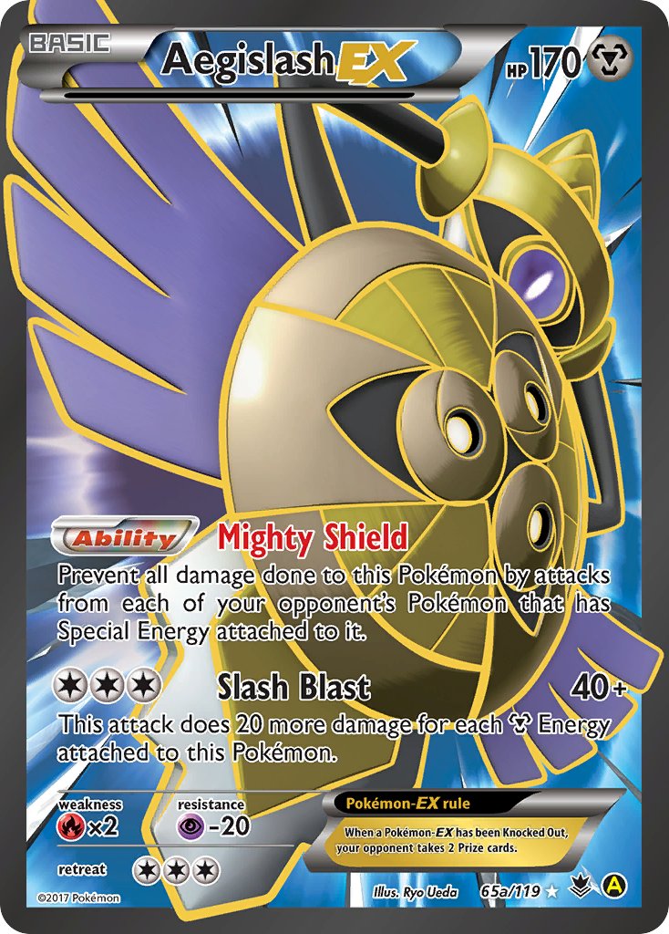 Aegislash EX (65a/119) [Alternate Art Promos] | Deep Dive Games St. Marys