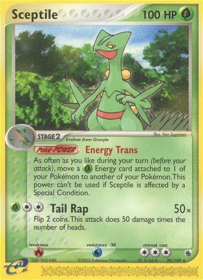 Sceptile (20/109) [EX: Ruby & Sapphire] | Deep Dive Games St. Marys