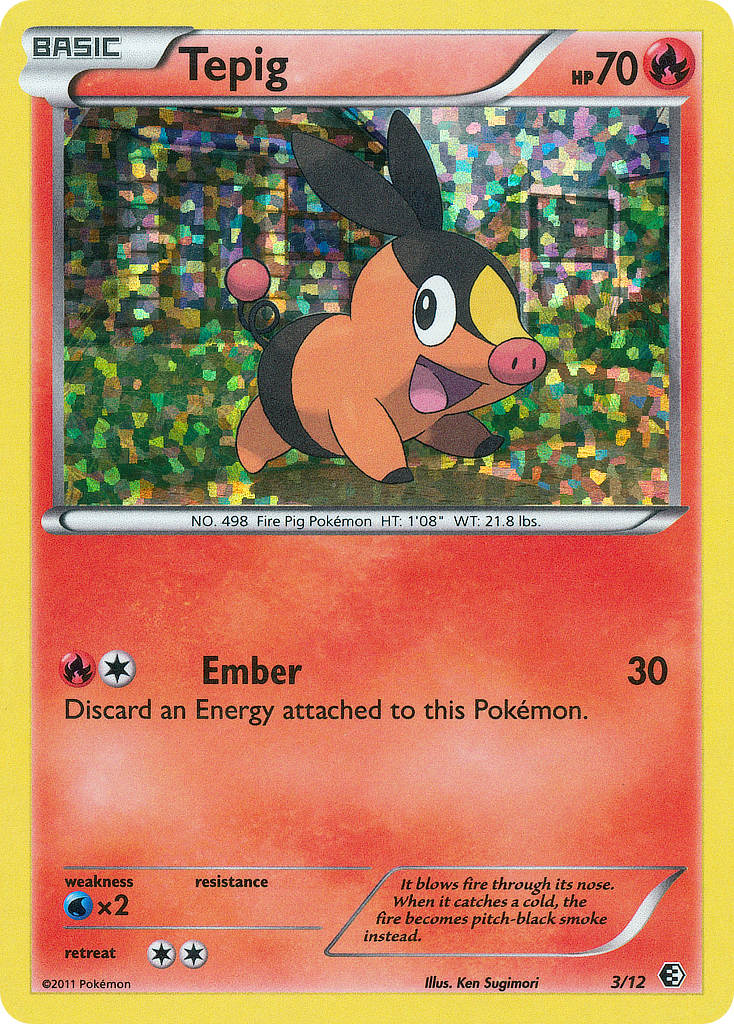 Tepig (3/12) [McDonald's Promos: 2011 Collection] | Deep Dive Games St. Marys