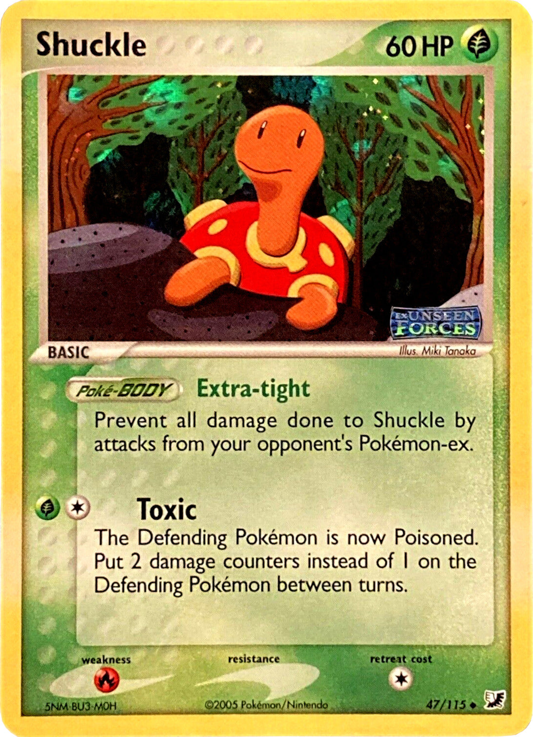 Shuckle (47/115) (Stamped) [EX: Unseen Forces] | Deep Dive Games St. Marys