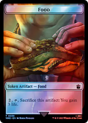 Alien Angel // Food (0059) Double-Sided Token (Surge Foil) [Doctor Who Tokens] | Deep Dive Games St. Marys