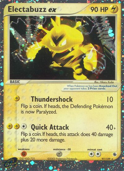 Electabuzz ex (97/109) [EX: Ruby & Sapphire] | Deep Dive Games St. Marys