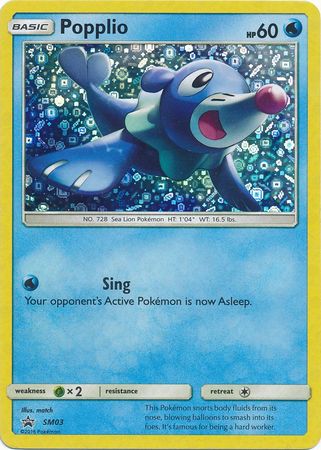 Popplio (SM03) (General Mills Promo) [Sun & Moon: Black Star Promos] | Deep Dive Games St. Marys