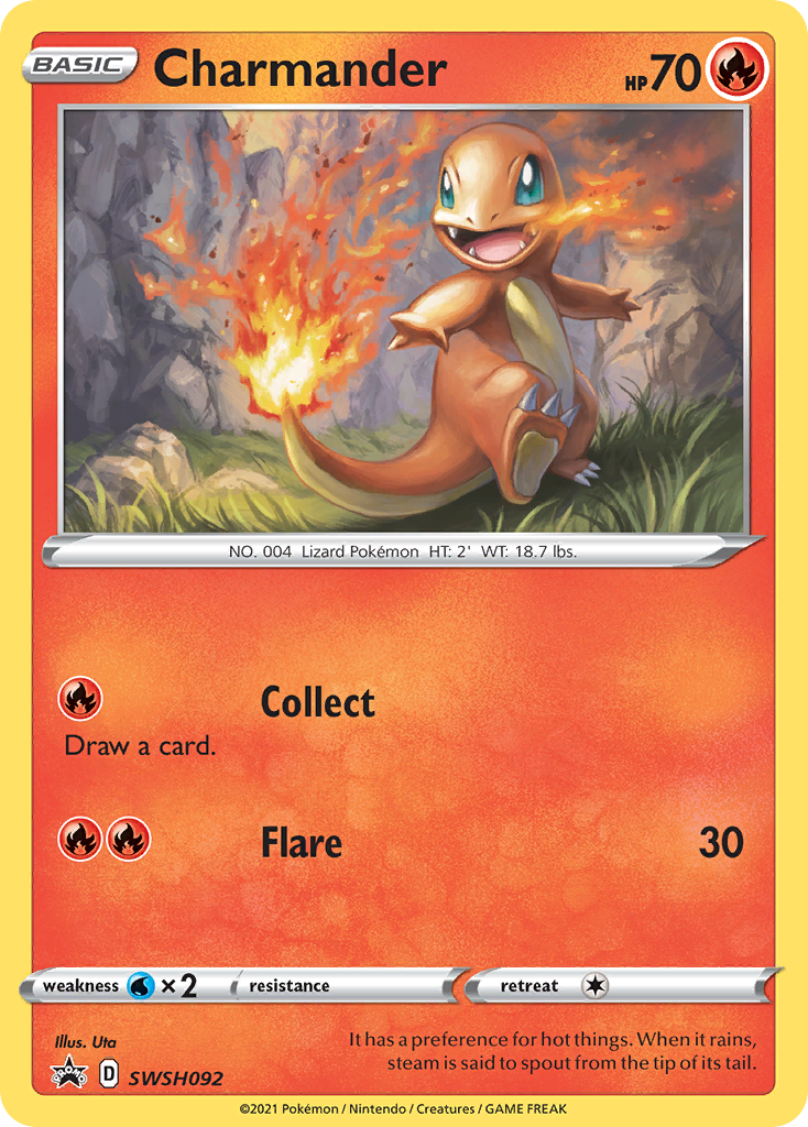 Charmander (SWSH092) [Sword & Shield: Black Star Promos] | Deep Dive Games St. Marys