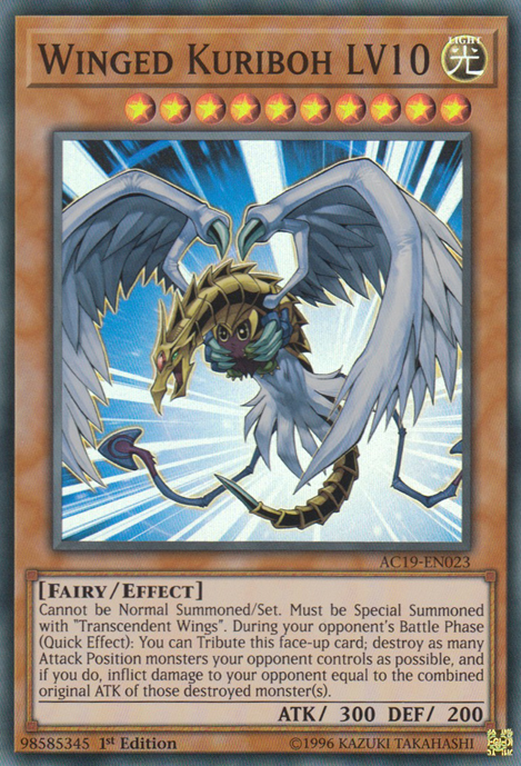 Winged Kuriboh LV10 [AC19-EN023] Super Rare | Deep Dive Games St. Marys