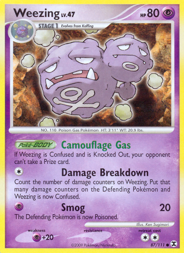 Weezing (87/111) [Platinum: Rising Rivals] | Deep Dive Games St. Marys