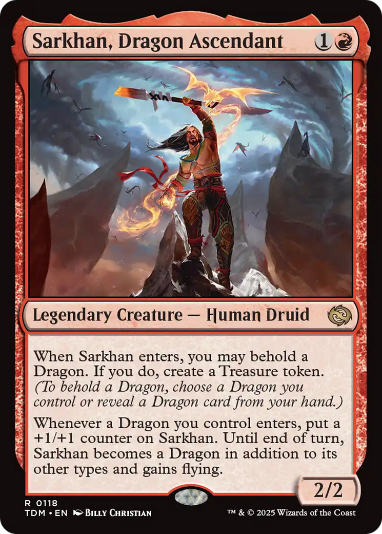 Sarkhan, Dragon Ascendant (118) [Tarkir: Dragonstorm] | Deep Dive Games St. Marys