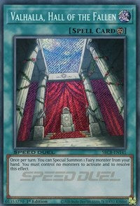 Valhalla, Hall of the Fallen (Secret) [SBCB-EN141] Secret Rare | Deep Dive Games St. Marys