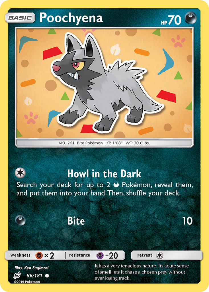 Poochyena (86/181) [Sun & Moon: Team Up] | Deep Dive Games St. Marys