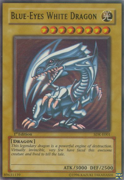 Blue-Eyes White Dragon [SDK-E001] Ultra Rare | Deep Dive Games St. Marys