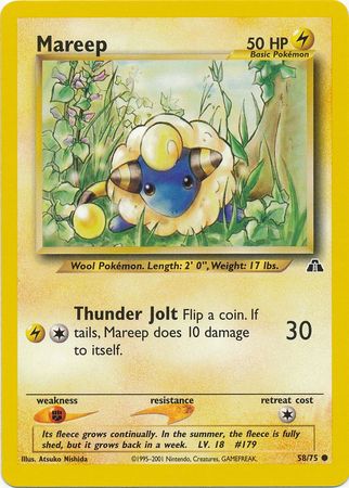 Mareep (58/75) [Neo Discovery Unlimited] | Deep Dive Games St. Marys