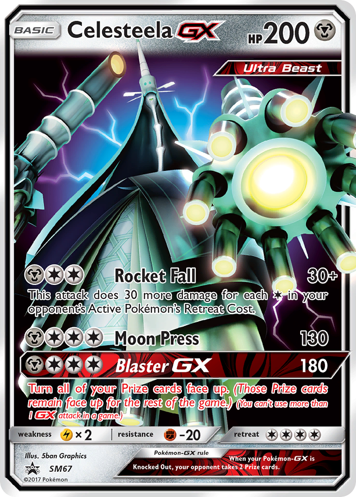 Celesteela GX (SM67) [Sun & Moon: Black Star Promos] | Deep Dive Games St. Marys