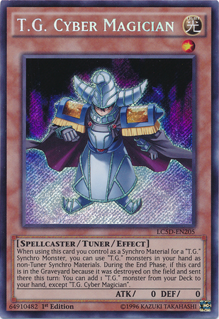 T.G. Cyber Magician [LC5D-EN205] Secret Rare | Deep Dive Games St. Marys