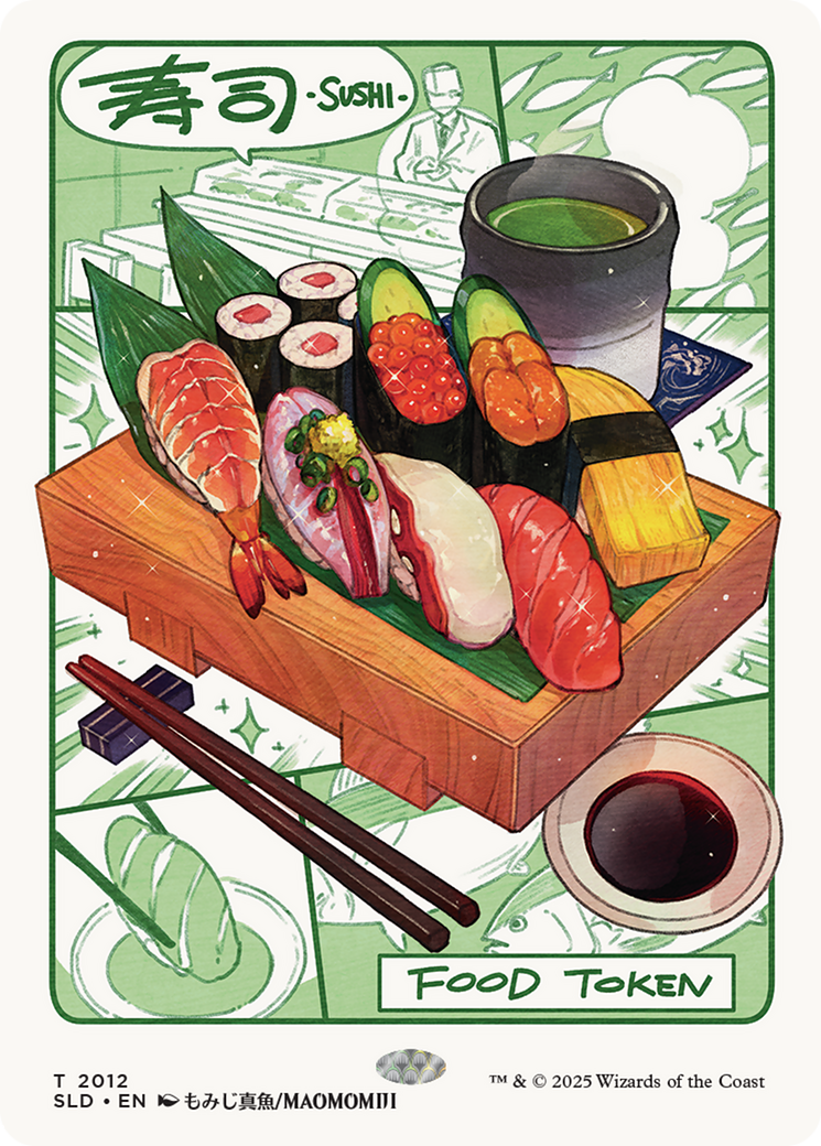 Food Token (2012) (Rainbow Foil) [Secret Lair Drop Series] | Deep Dive Games St. Marys