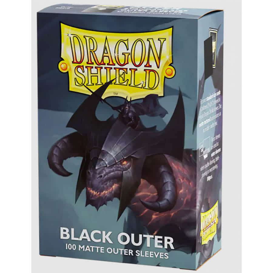 Dragon Shield 100ct Black Matte Outer Sleeves | Deep Dive Games St. Marys