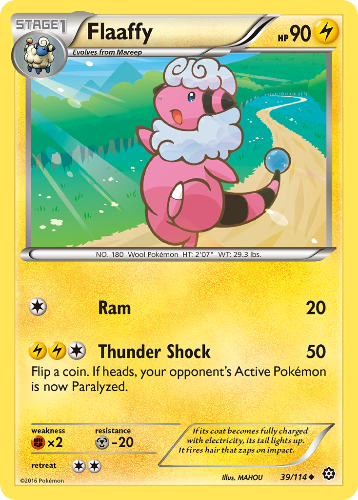 Flaaffy (39/114) [XY: Steam Siege] | Deep Dive Games St. Marys