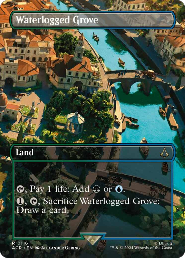 Waterlogged Grove (Borderless) [Assassin's Creed] | Deep Dive Games St. Marys