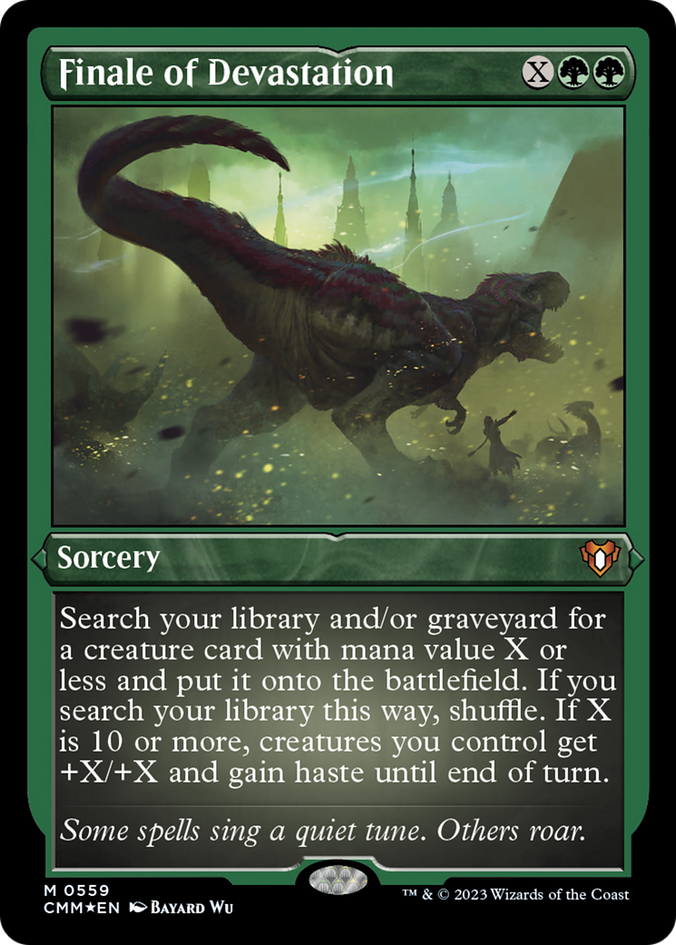 Finale of Devastation (Foil Etched) [Commander Masters] | Deep Dive Games St. Marys