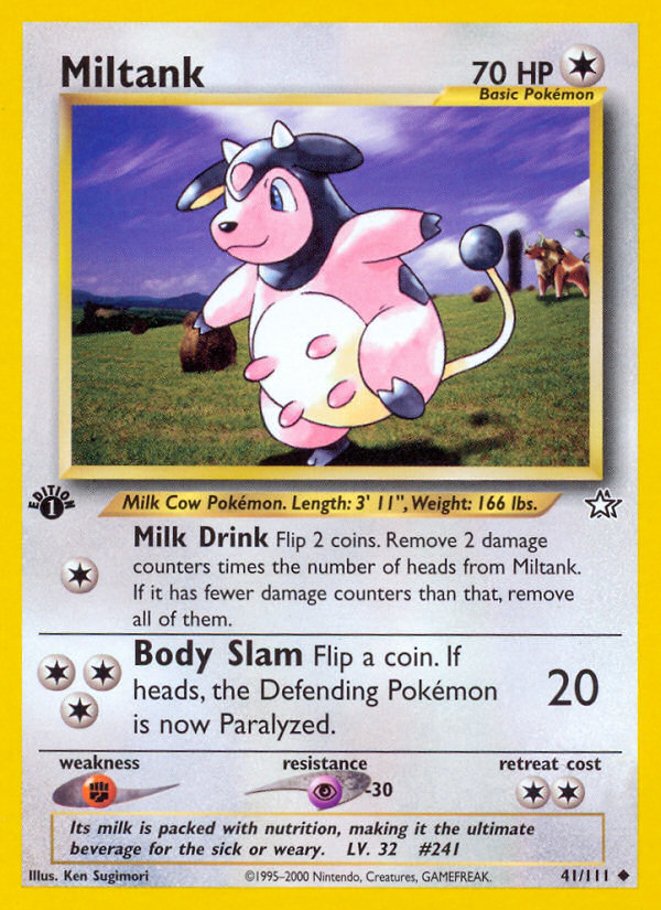 Miltank (41/111) [Neo Genesis 1st Edition] | Deep Dive Games St. Marys