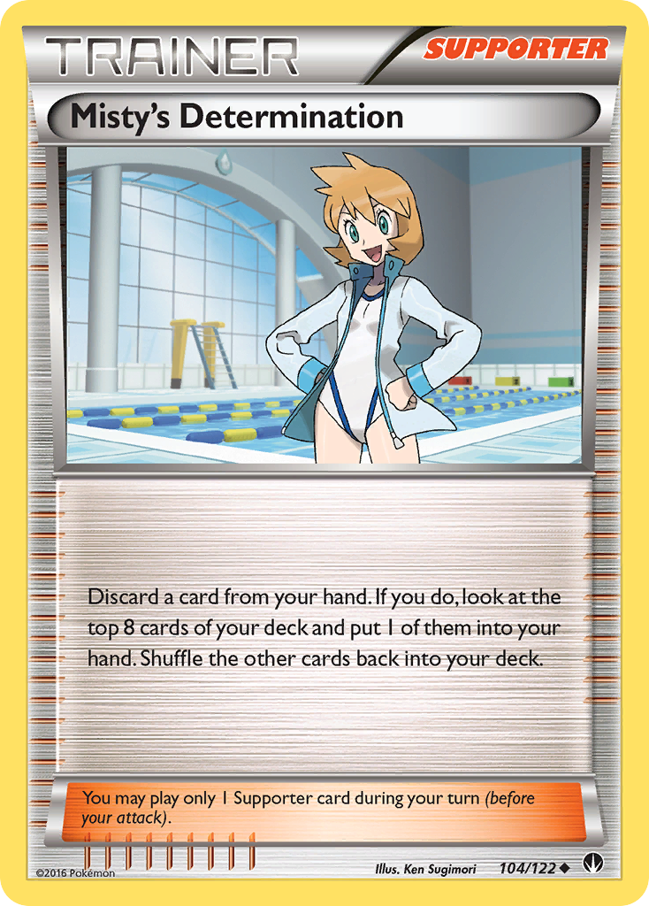 Misty's Determination (104/122) [XY: BREAKpoint] | Deep Dive Games St. Marys