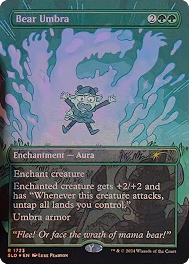 Bear Umbra (Rainbow Foil) [Secret Lair Drop Series] | Deep Dive Games St. Marys